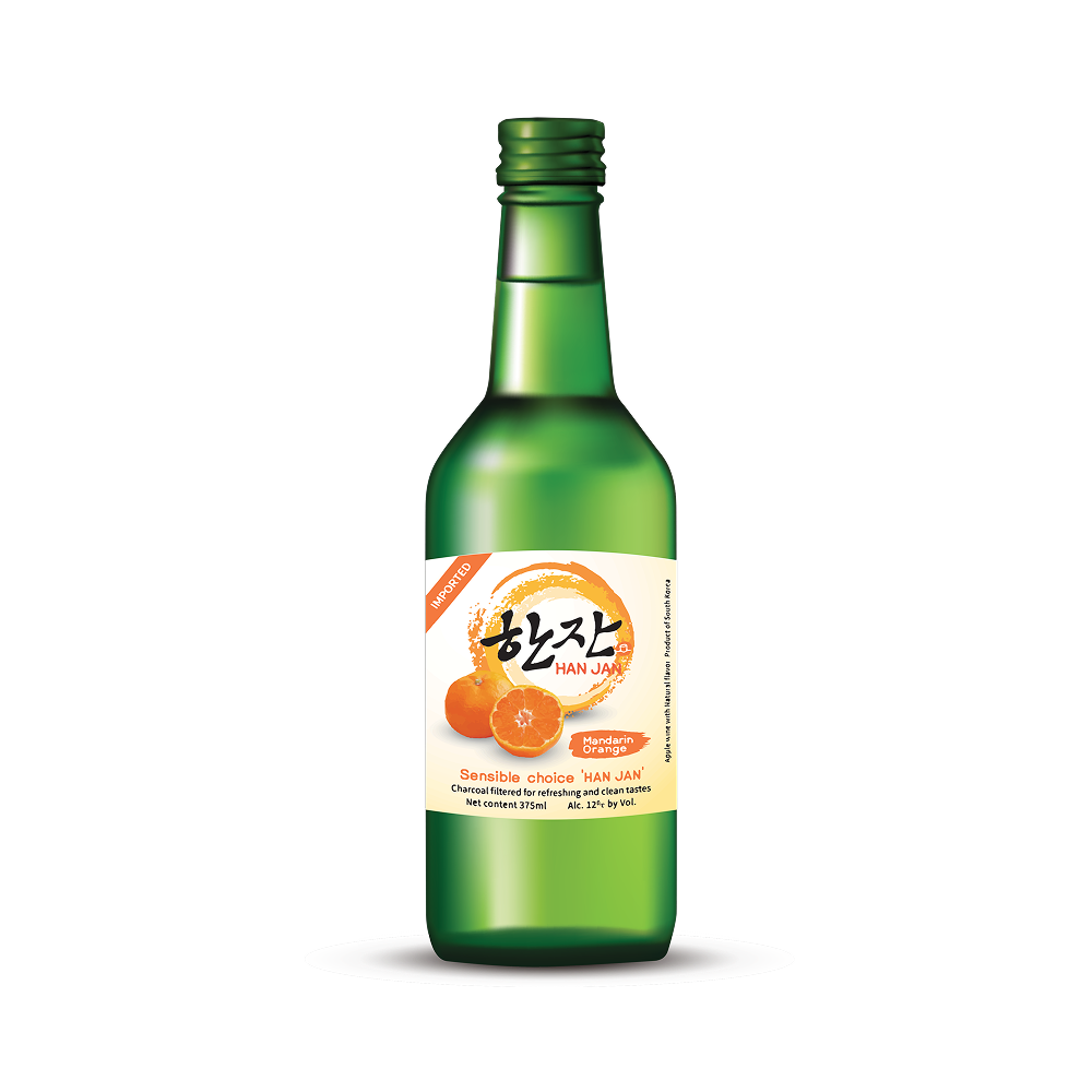 Hanjan Mandarin Orange Korean Wine 375ML