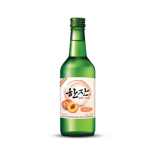 Hanjan Peach Korean Wine 375ML