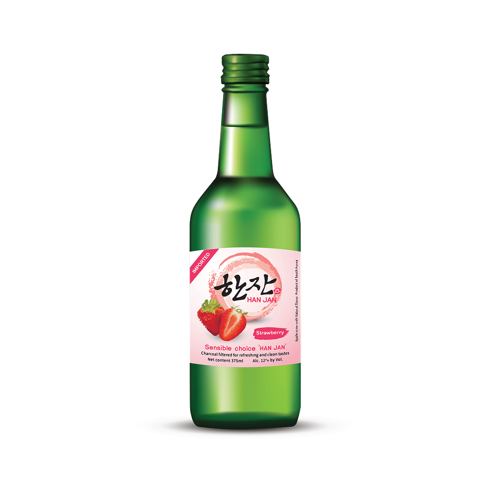 Hanjan Strawberry Korean Wine 375ML